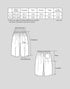Corduroy balloon pants